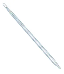 Pipette, transparent, unsteril, 0,1 ml Teilung, 5 ml