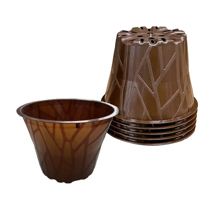 Plastikfreier Pflanztopf Plenta – 10,5 cm – 6er Set