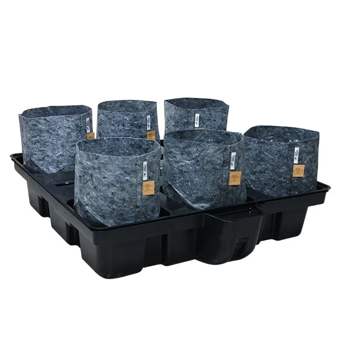 Platinium – 6 Big Pot Root Pouch – 100 x 100 x 38,5cm – Hydroponisches System