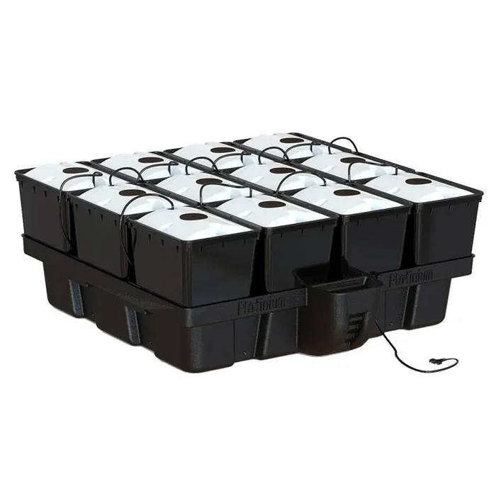 Platinium – AeroPro – 12 Töpfe bato – 100 x 100 x 38.5 cm – Aeroponisches System