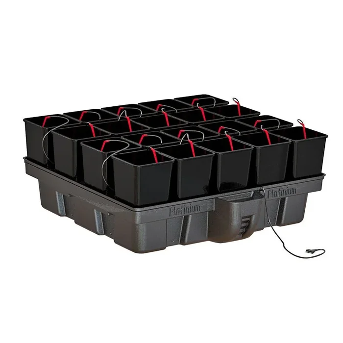 Platinium – HydroStar – 20 Töpfe 6L – 100 x 100 x 38,5cm – Hydrokulturelles System