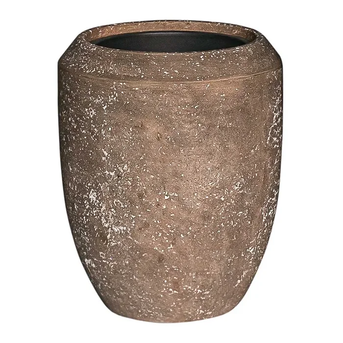 Polystone Coated Plain Coppa Planter – Rock