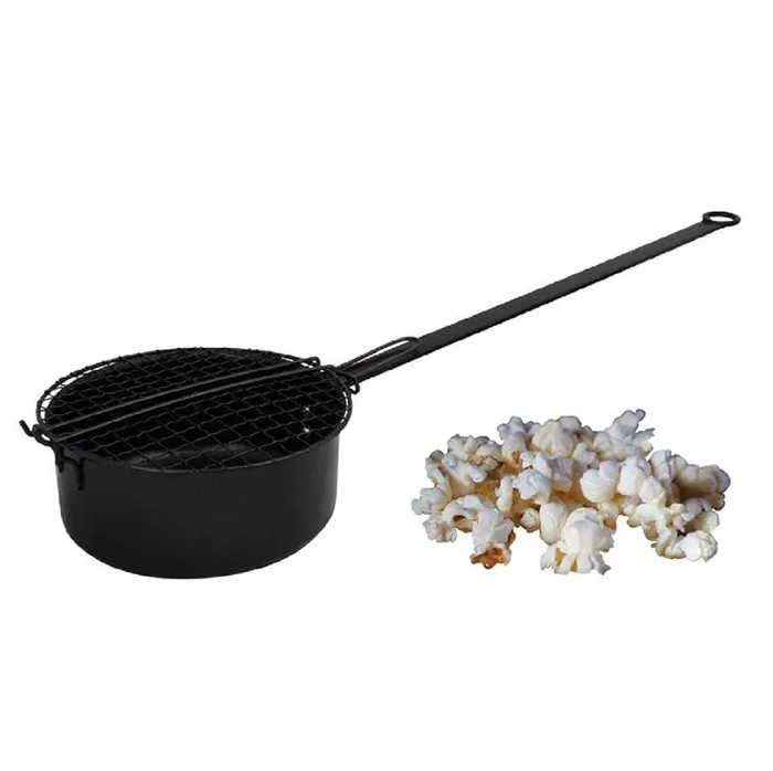 Popcorn-Pfanne (aus Karbonstahl)