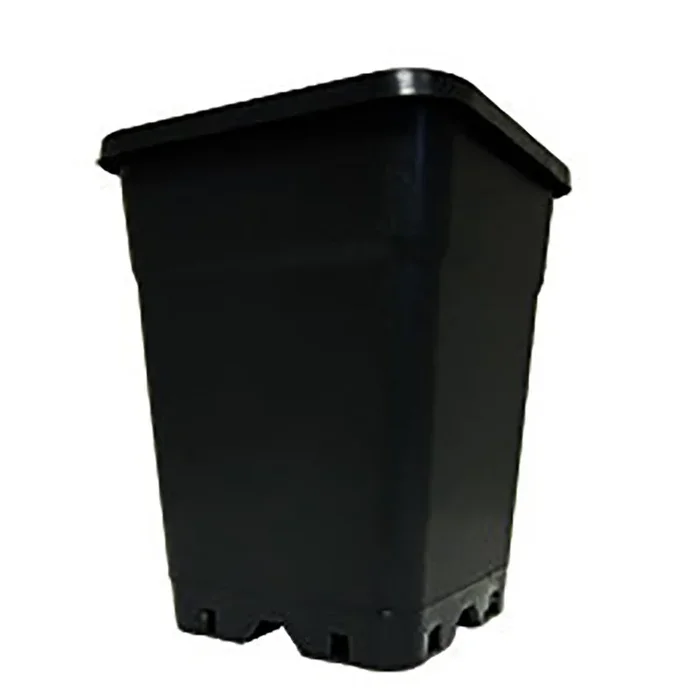 Quadratischer Topf – Schwarz – ø20cm – 7l