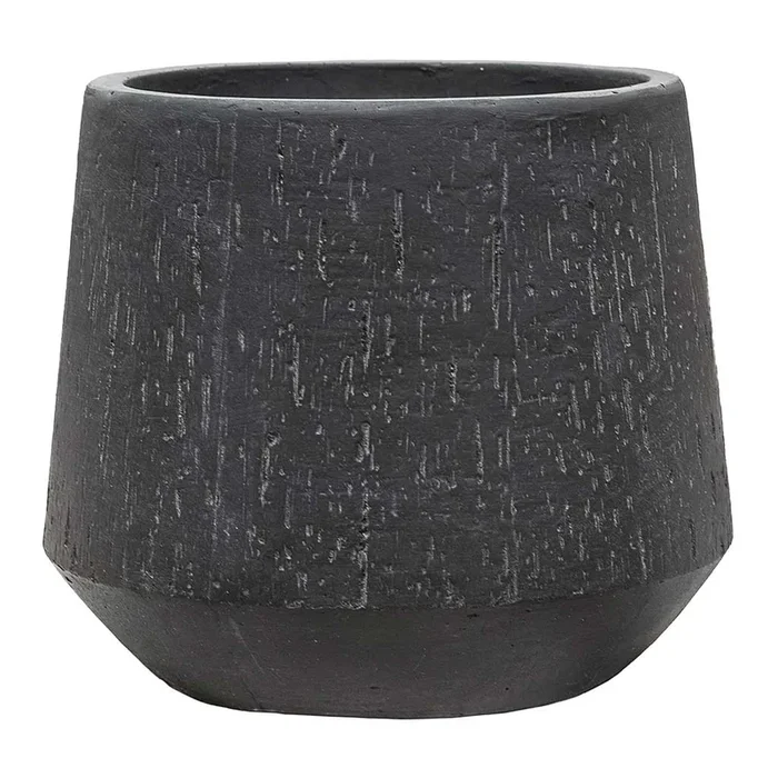 Raindrop Tube Round Planter – Anthracite
