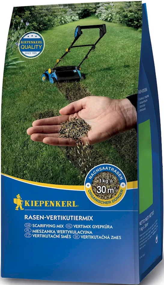 Rasen-Vertikutiermix, 1 kg, Rasensamen