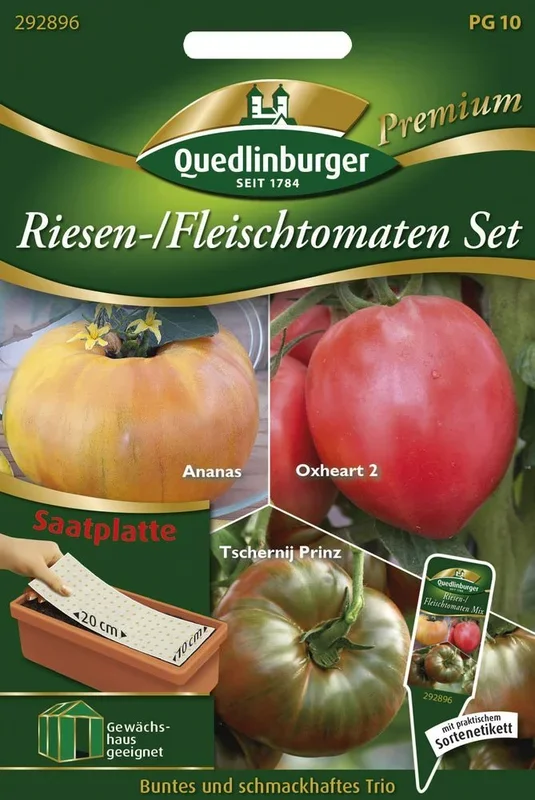 Riesen-/ Fleischtomaten Set (Saatplatte)