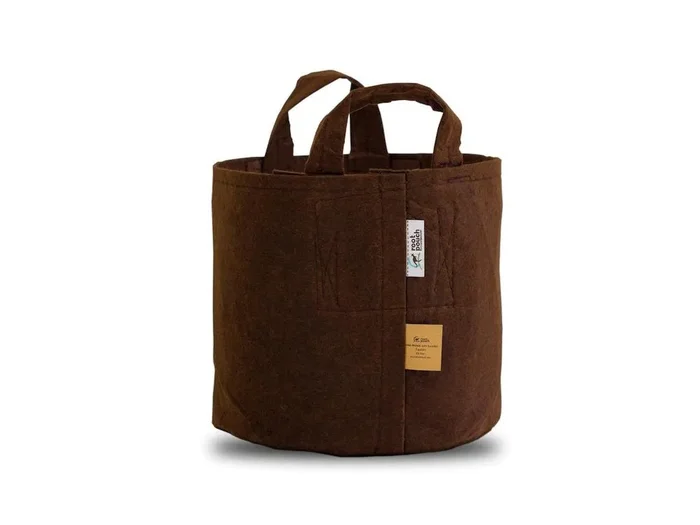 Root Pouch Boxer Braun Textil Blumentopf 60×45 cm – 127 l