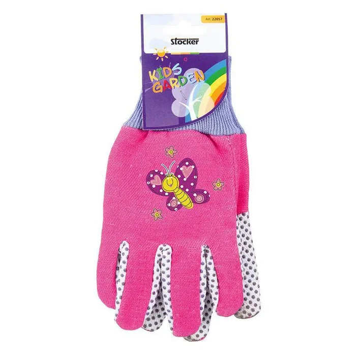Rosa Kinderhandschuhe KIDS GARDEN