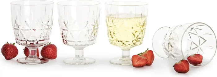 sagaform Picknick Glas, 4er-Set