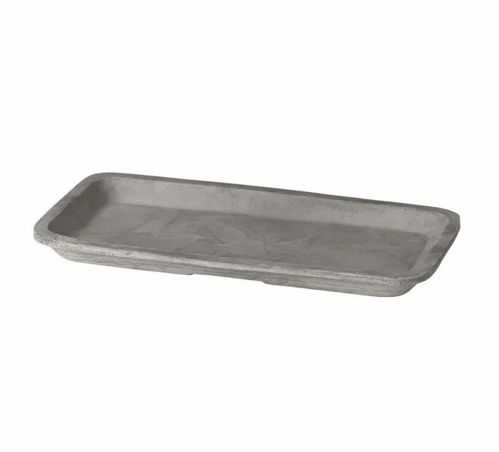 Saucer Rectangular Waterproof – Graphite