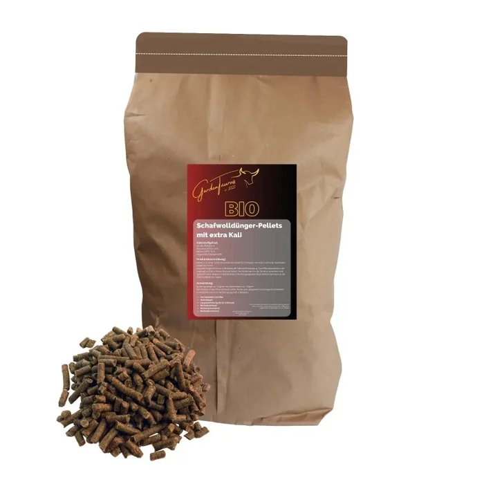 Schafwolldünger mit extra Kali – Dünger Pellets GardenTaurus®
