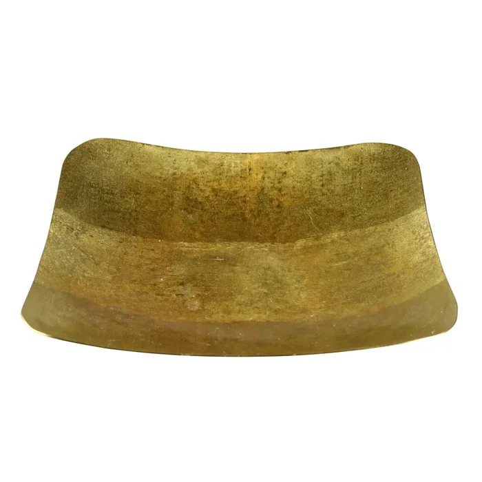 Schale, Aluminium, in Gold, L: 35 cm