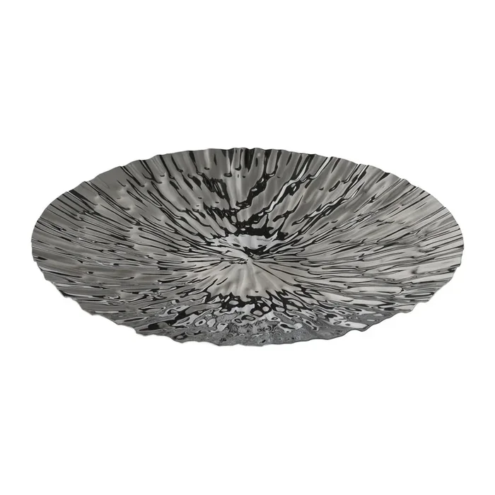 Schale RECO, rund, Silber, Metall, Ø 34
