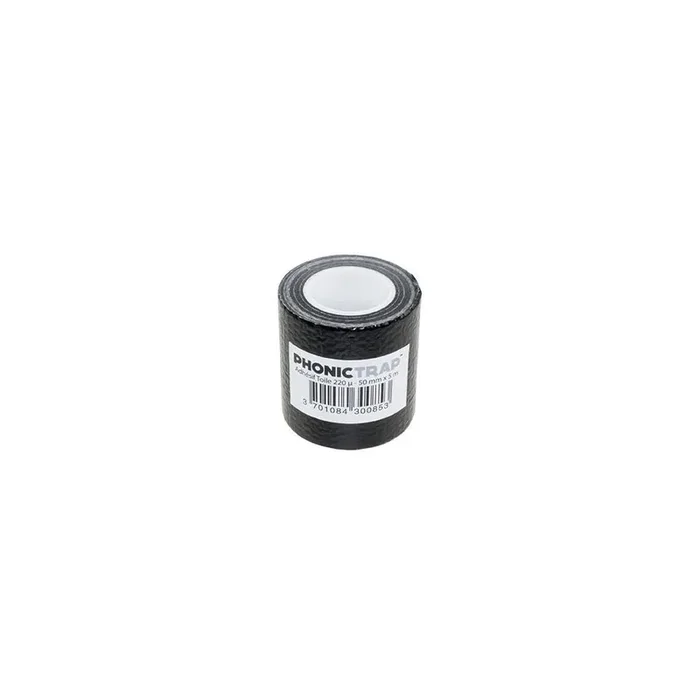 Schallabsorbierendes Band Schwarz – 50 mm x 5 m