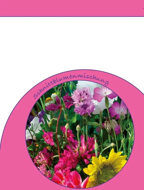 Schnittblumenmischung für Werbezwecke