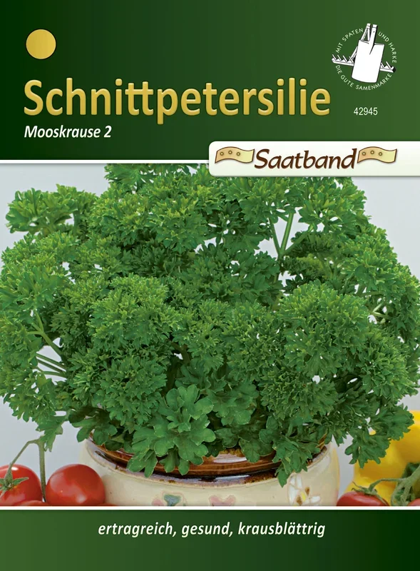 Schnittpetersilie Mooskrause 2 (Saatband) [MHD 01/2026]