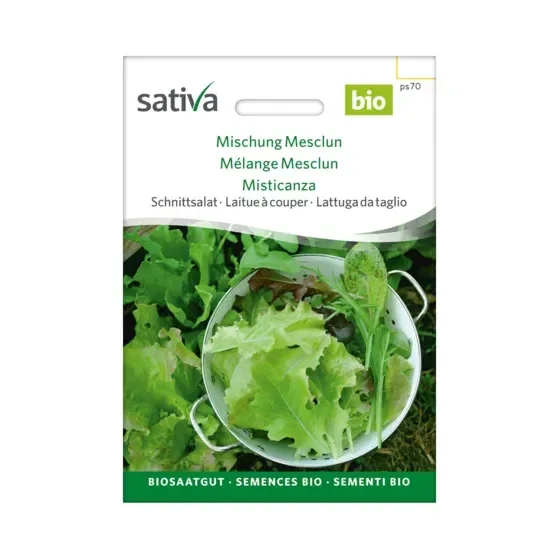 Schnittsalat Mischung Mesclun Biosamen ps70