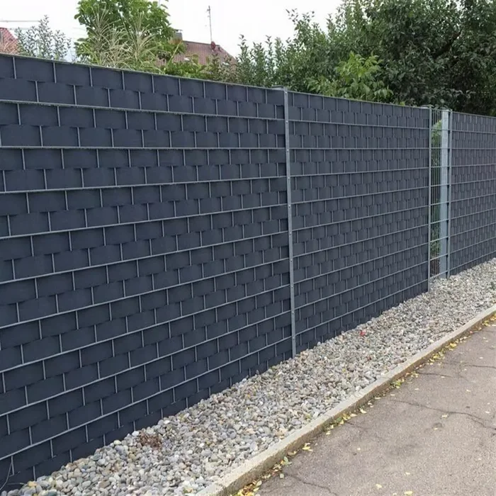 Sichtschutzstreifen PVC 2 Stück 9,5 cm x 2,55 m