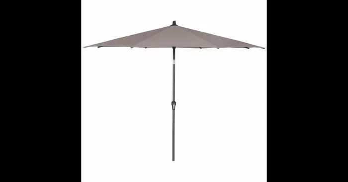 Siena Garden Avio Sonnenschirm Ø300 cm anthrazit / taupe Aluminium