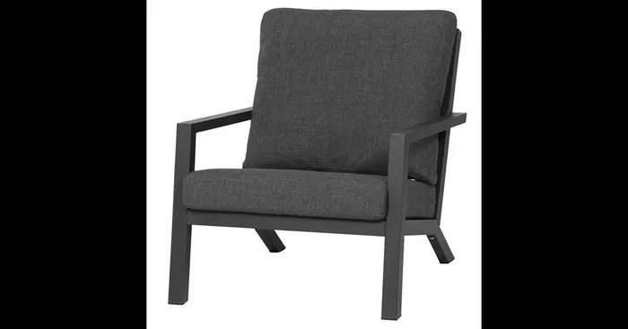 Siena Garden Belia Loungesessel inkl. Kissen Aluminium