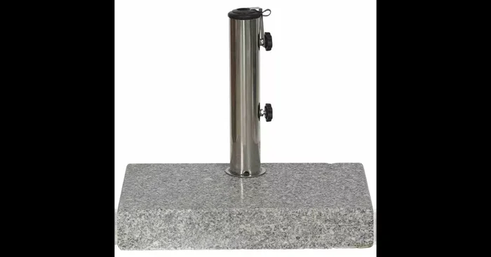 Siena Garden Schirmständer Granit 45x28x7,5 cm 25 kg, hellgrau