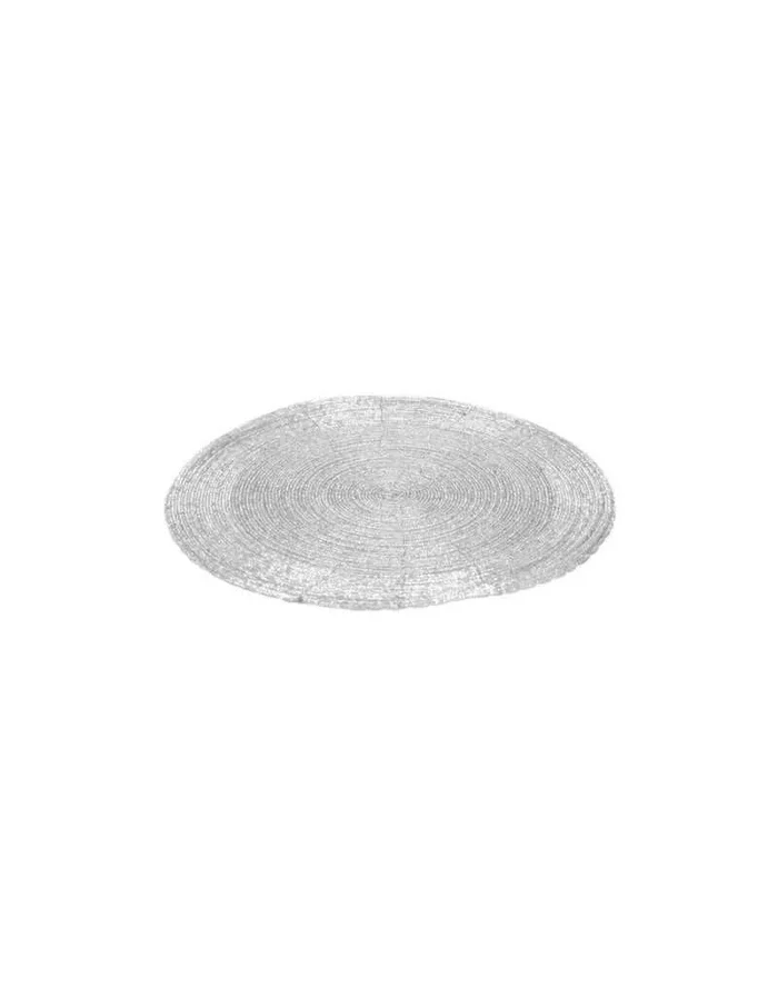 Silbernes Tuch Tischset