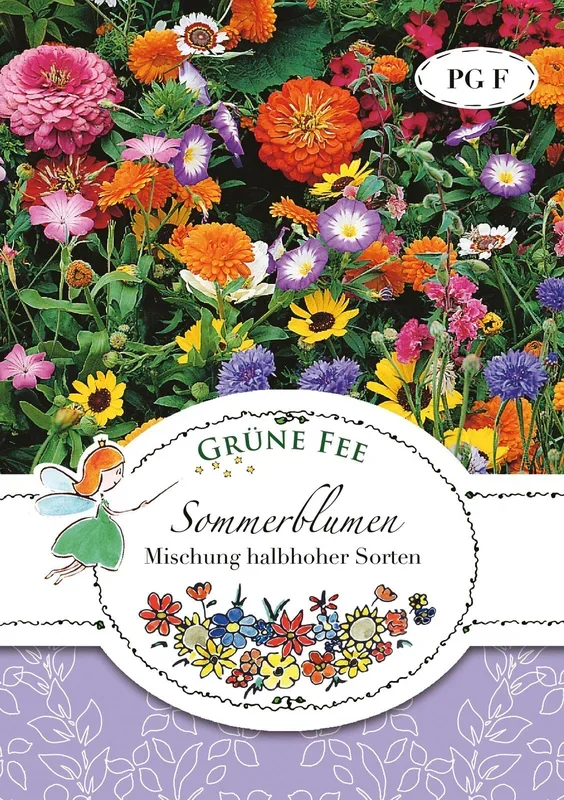Sommerblumen Mischung halbhoher Sorten [MHD 01/2025]