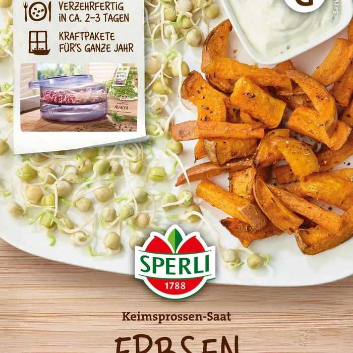 SPERLI BIO Keimsprossen Erbsen