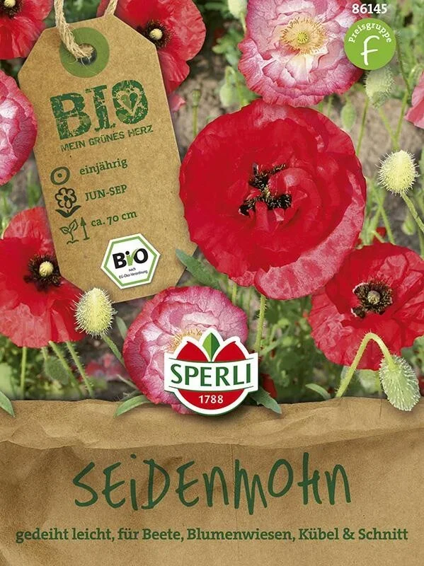 Sperli BIO Klatschmohn, blühfreude für Insekten