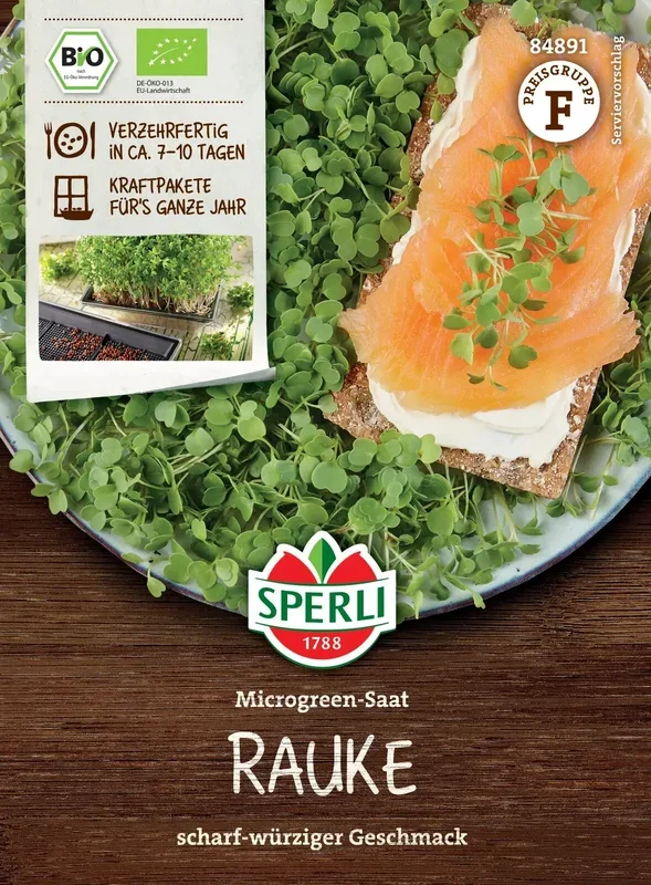 Sperli Bio Microgreen-Saat „Rauke“