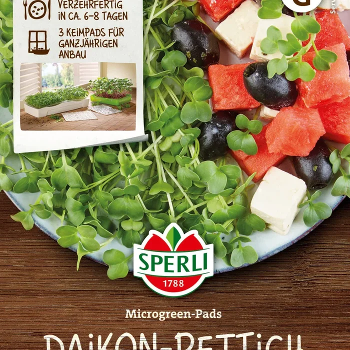 SPERLI BIO Microgreens Daikon-Rettich Nachfüllpad