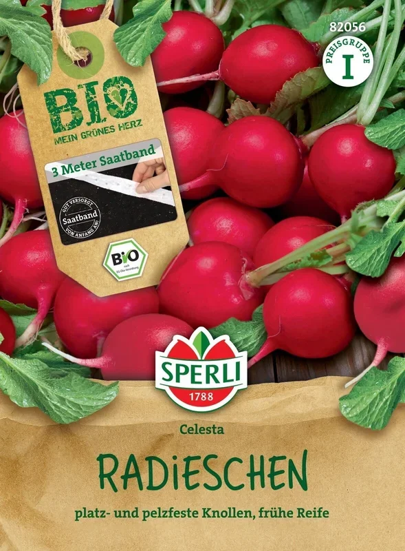 Sperli Bio Radieschen, Saatband