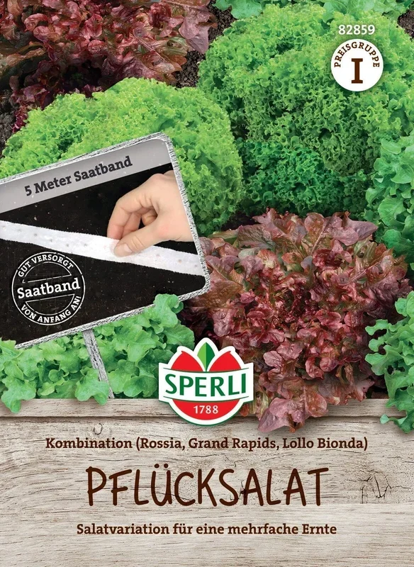 Sperli Pflücksalat Kombination, Saatband