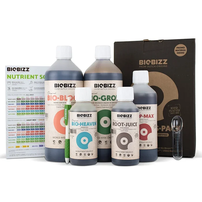 Starter Pack Dünger Biobizz dünger und Booster Komplettpaket