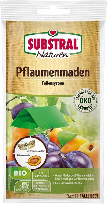 SUBSTRAL® Naturen Pflaumenmaden Fallensystem BIO, 1 Set