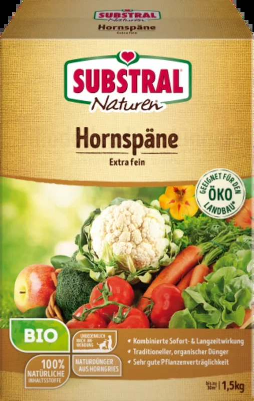 SUBSTRAL® Naturen® BIO Hornspäne, 3 kg