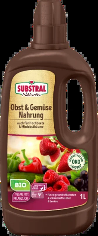 SUBSTRAL® Naturen® Bio Obst & Gemüsenahrung, 1 l