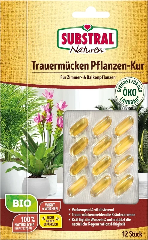 SUBSTRAL® Naturen® Trauermücken Pflanzenkur, 12 Stück
