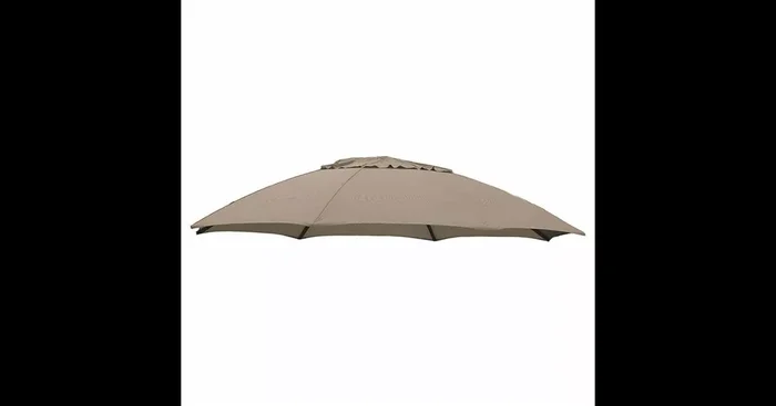 Sun Garden Schirmbespannung für Ampelschirm Ø 375 cm taupe