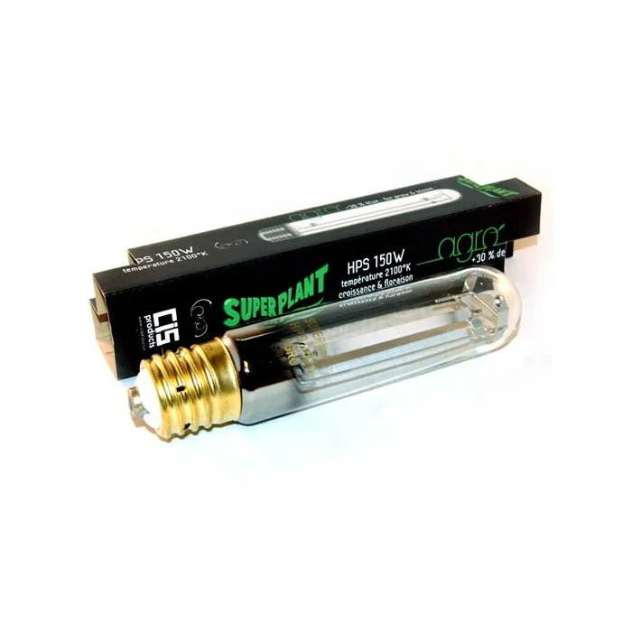 Superplant – HPS Agro Glühbirne 150W – 2000°K – Wachstums- und Blütezeit Lampe