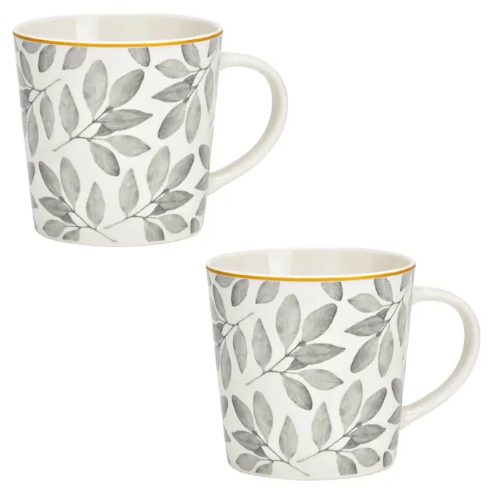 Tassen-Set „Graues Blatt“ Bestellnummer 9011044