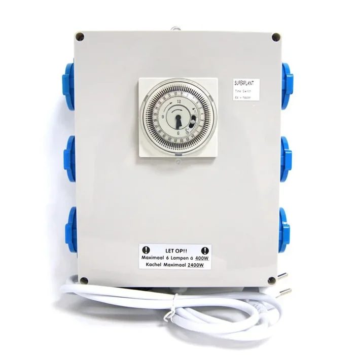 TIMER RELAIS 6 STECKDOSEN 6X400 – SUPERPLANT