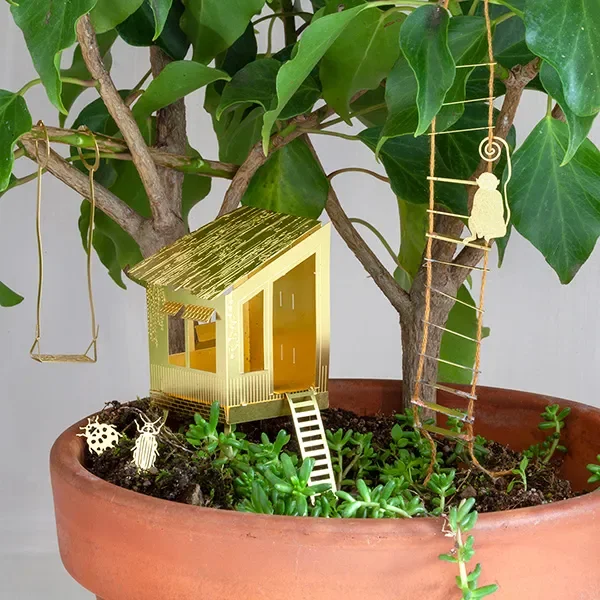 Tiny Treehouse – Mini-Baumhaus für deine Pflanzen