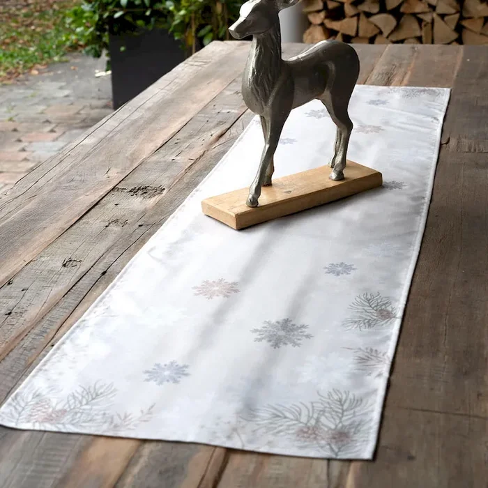 Tischläufer „Schneeflocke“ (Beige) Bestellnummer 9013015