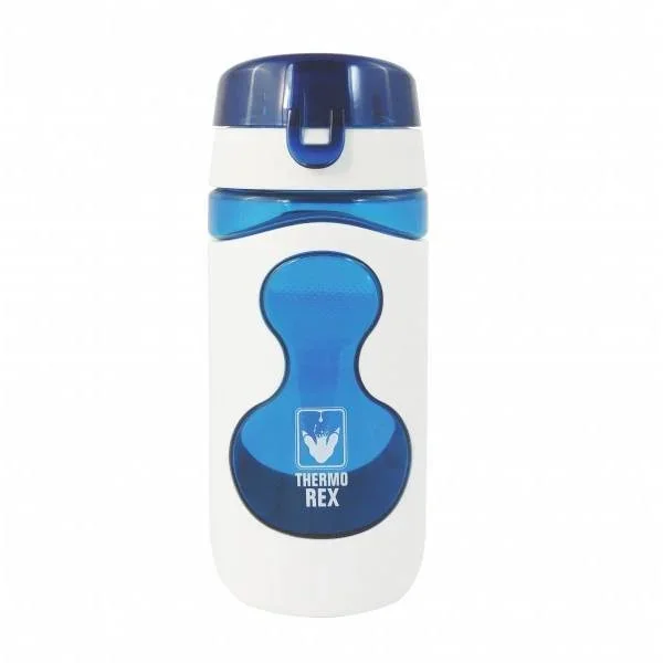 Trinkflasche ‚Fresh‘, blauweiß, 500 ml