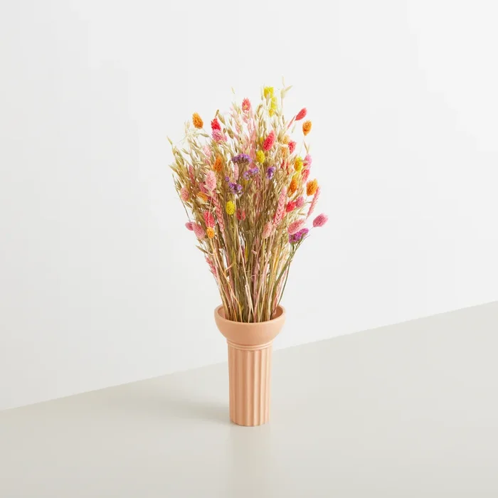 Trockenblumenstrauß Pastell