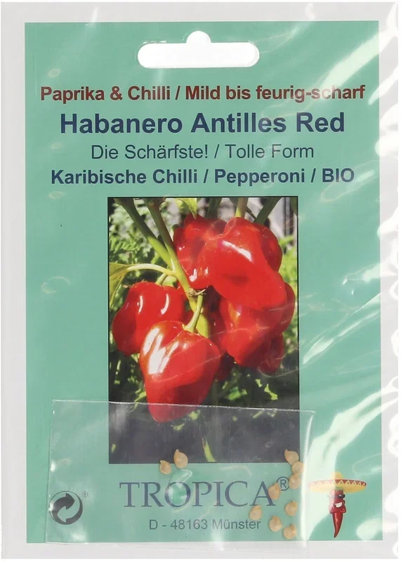 TROPICA Bio Habanero Antilles Red, 10 Korn
