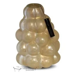 Vase Bubble 23x32cm Cream-Brown