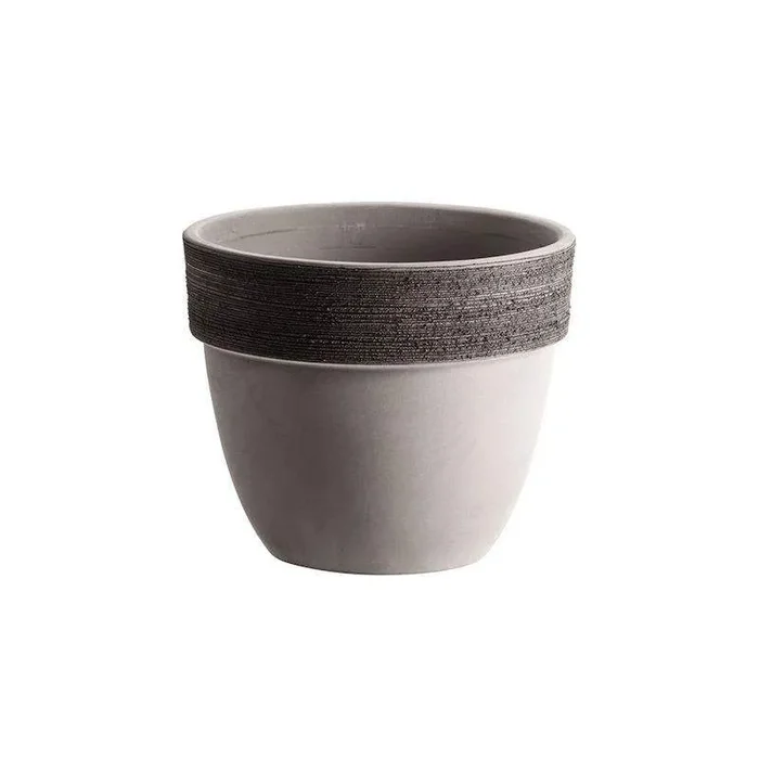 Vase Patavium Gekratzt 35 cm Greige